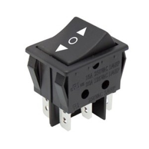 Switch Rocker Large 6P/16A/250V with ON-OFF PS8C-5 BEJ Switches
